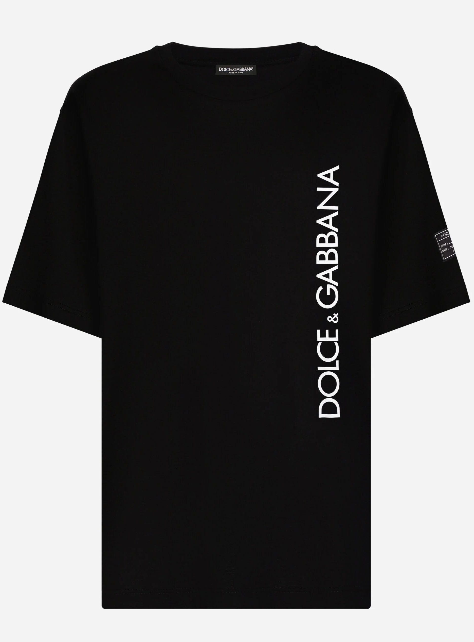 Dolce & Gabbana Vertical Log Print T-Shirt – Rareclozet