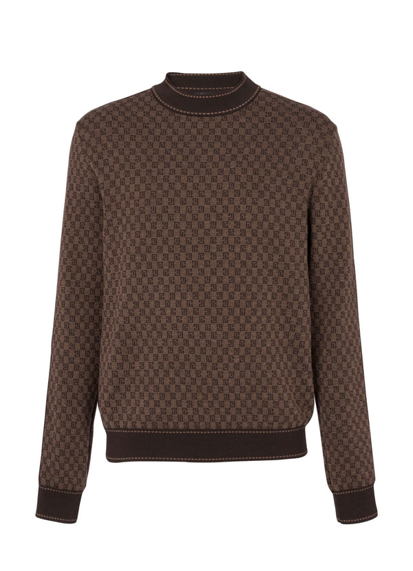 Balmain intarsia-knit long-sleeve jumper