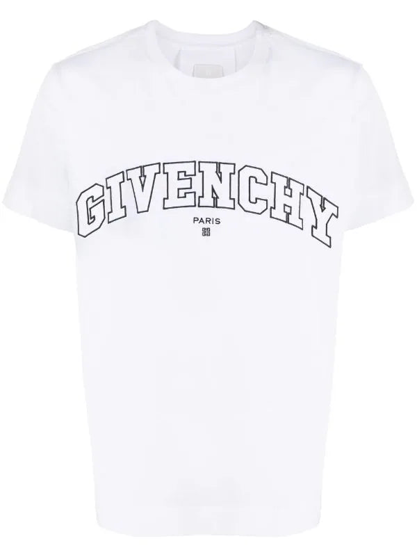 Givenchy logo-embroidered cotton T-shirt
