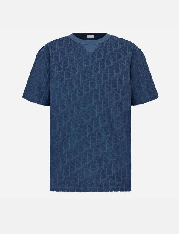 Oblique Oversized T-shirt blue