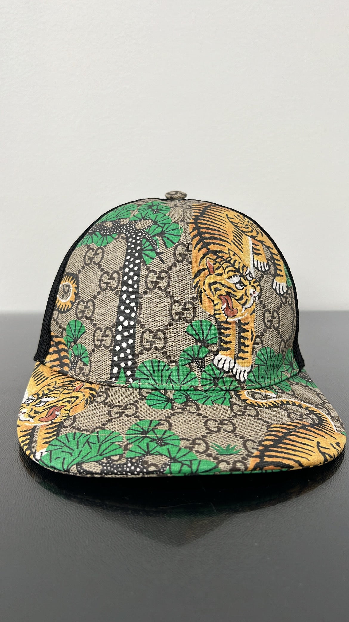 Gucci cap tiger print best sale