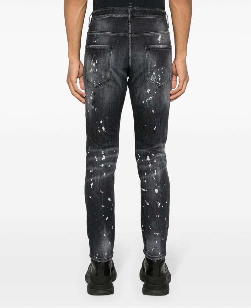 DSQUARED2 Skater distressed straight-leg jeans