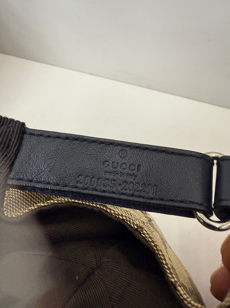 GUCCI GG CANVAS 7 stripe light blue