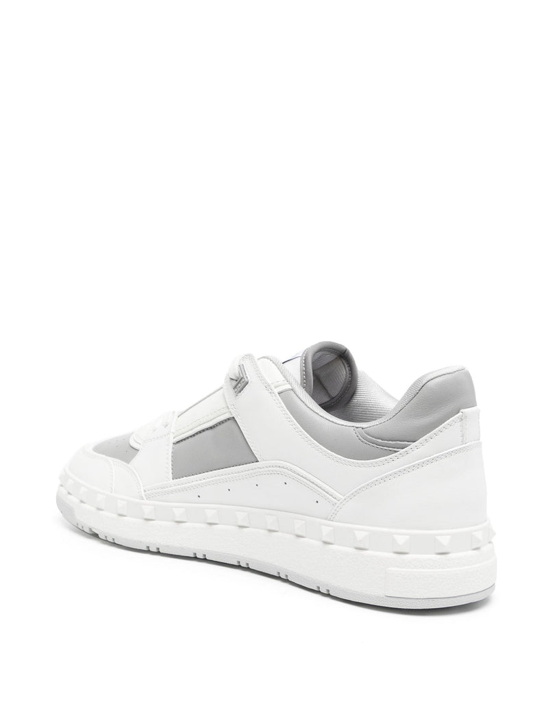 Valentino Garavani Freedots panelled Rockstud-detail sneakers