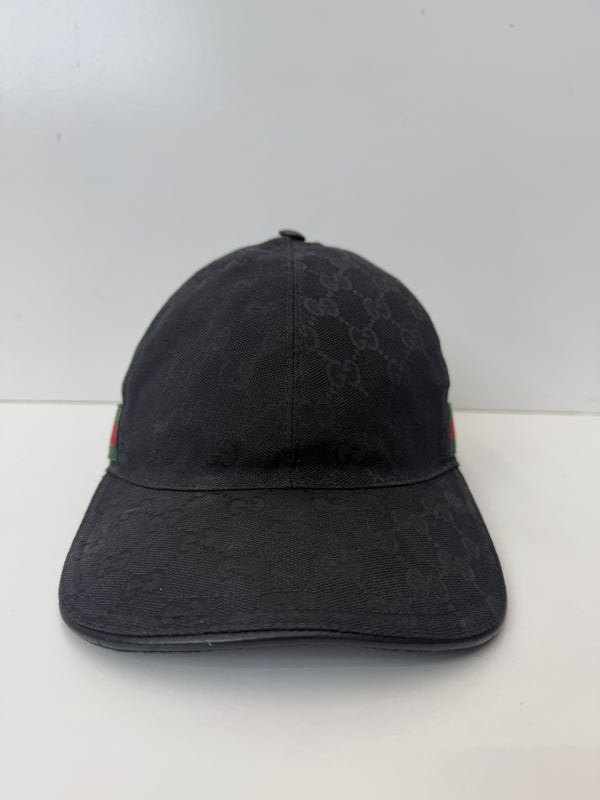 GG Monogram Cap black
