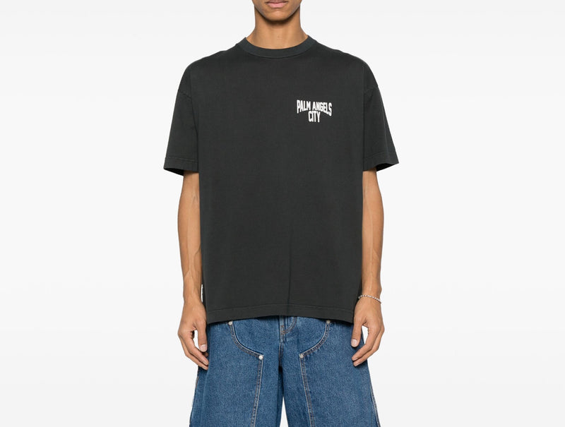 Palm Angels City washed-effect T-shirt