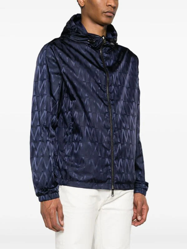 Leonine reversible hooded jacket