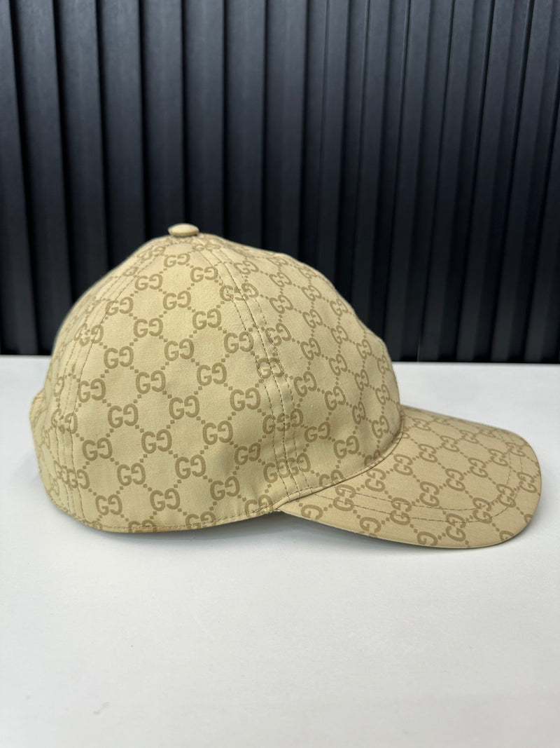 GUCCI GG Coated baseball cap beige