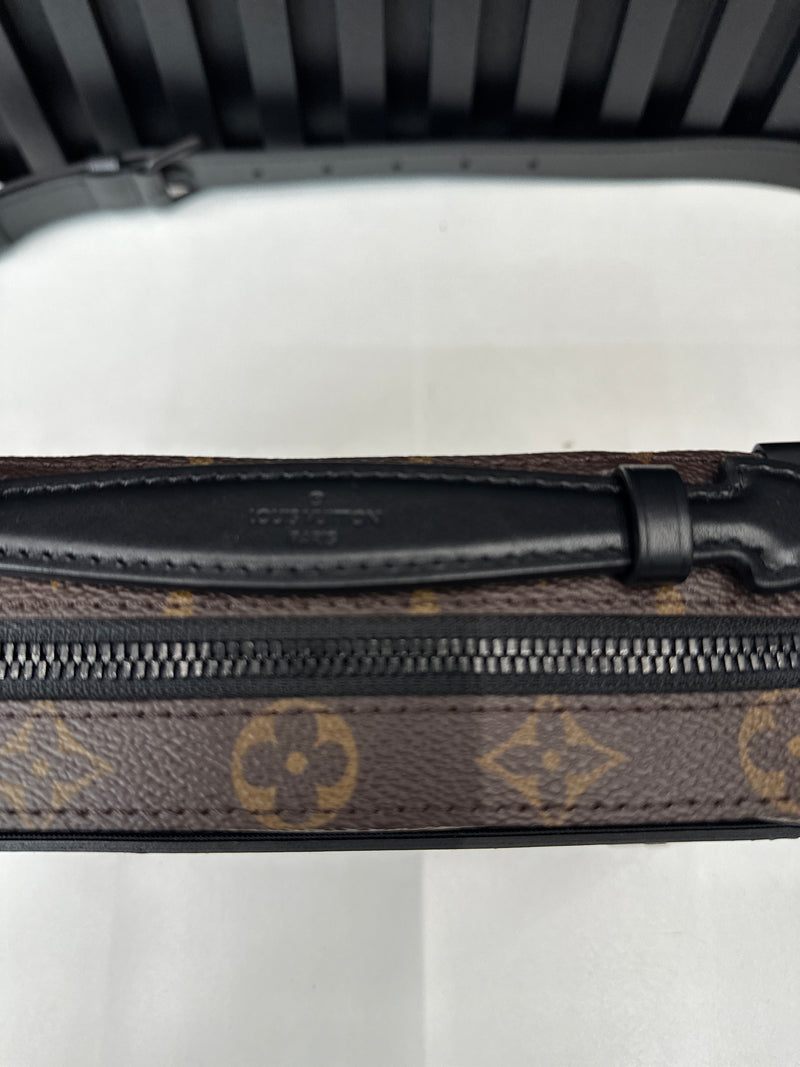 Louis Vuitton Handle Soft Trunk Monogram Macassar Brown