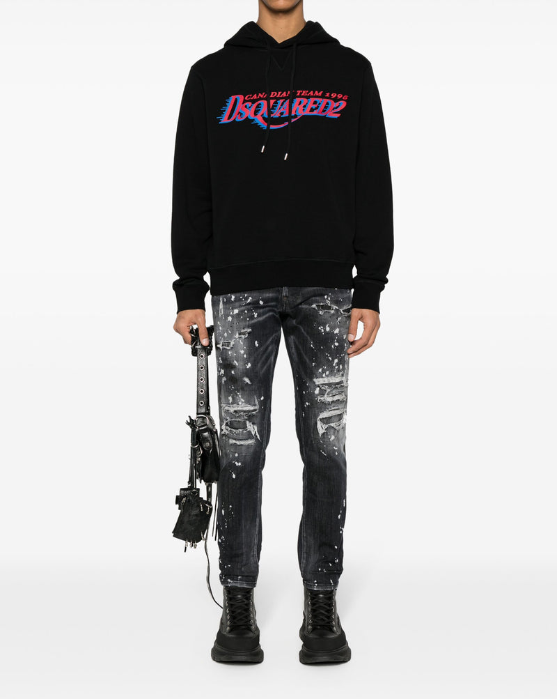 DSQUARED2 Skater distressed straight-leg jeans