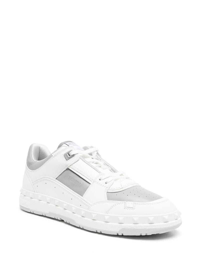 Valentino Garavani Freedots panelled Rockstud-detail sneakers