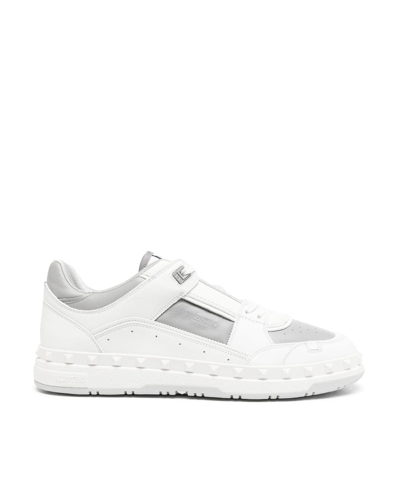 Valentino Garavani Freedots panelled Rockstud-detail sneakers