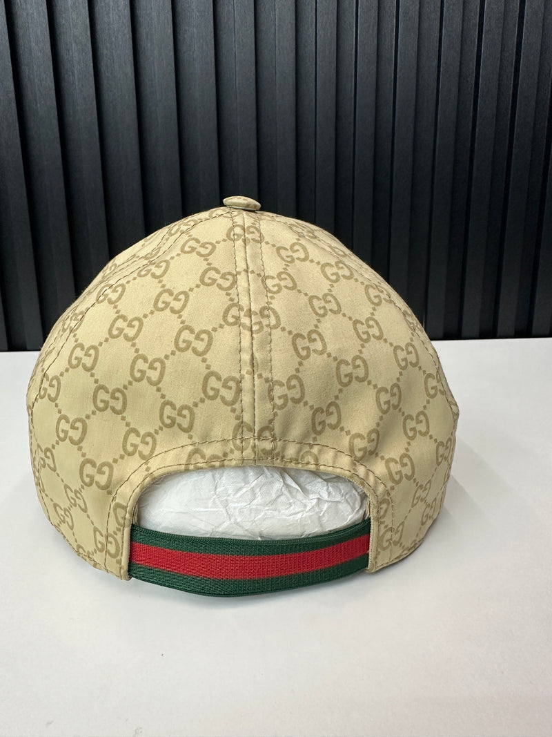 GUCCI GG Coated baseball cap beige