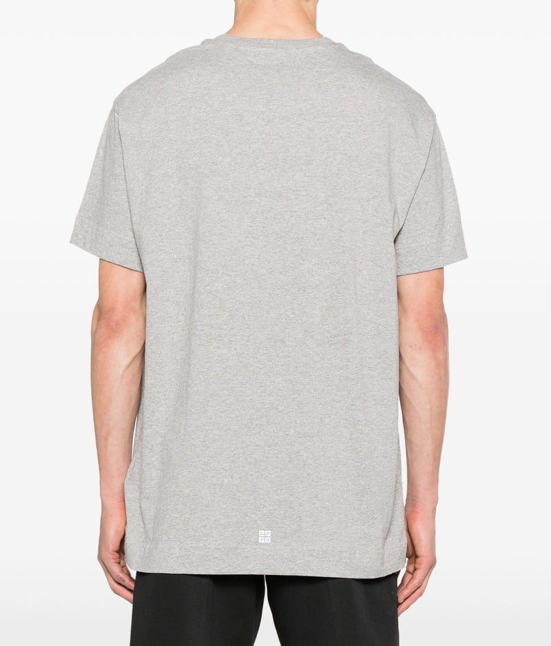 Givenchy logo-print cotton T-shirt grey