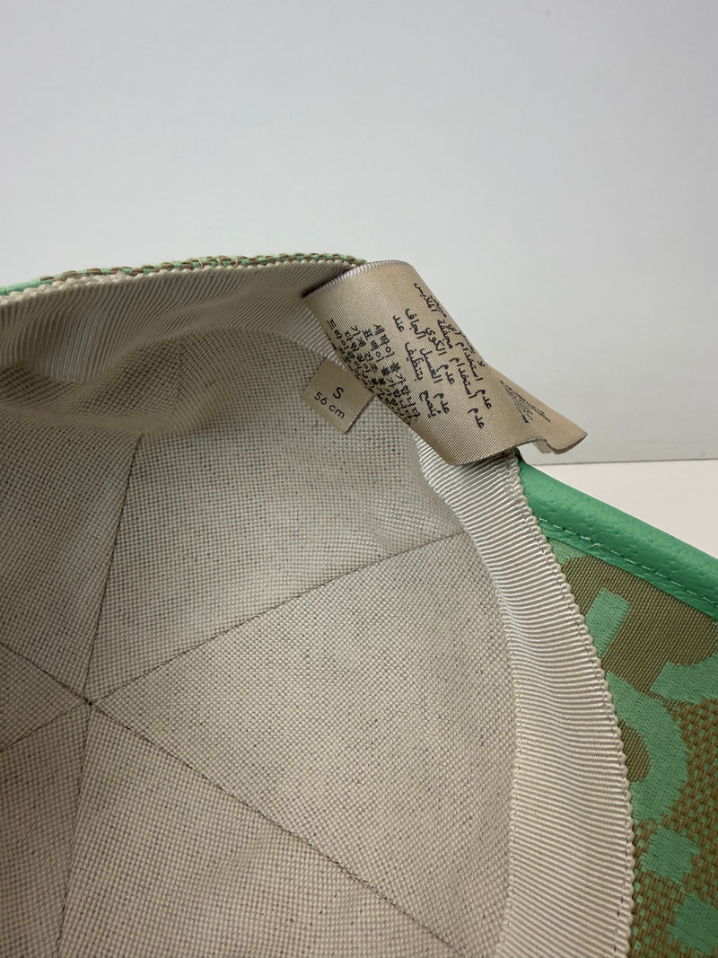 jumbo GG monogram-print baseball hat mint green