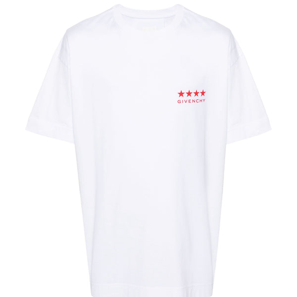 GIVENCHY/4G スターズ ホワイト ロゴ プリント T シャツ 23642670_53599718_600.jpg