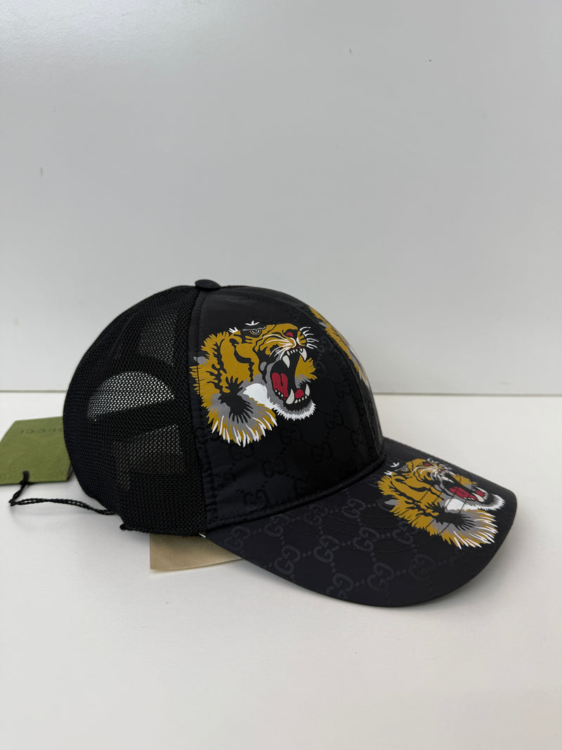 3 tiger GG monogram cap