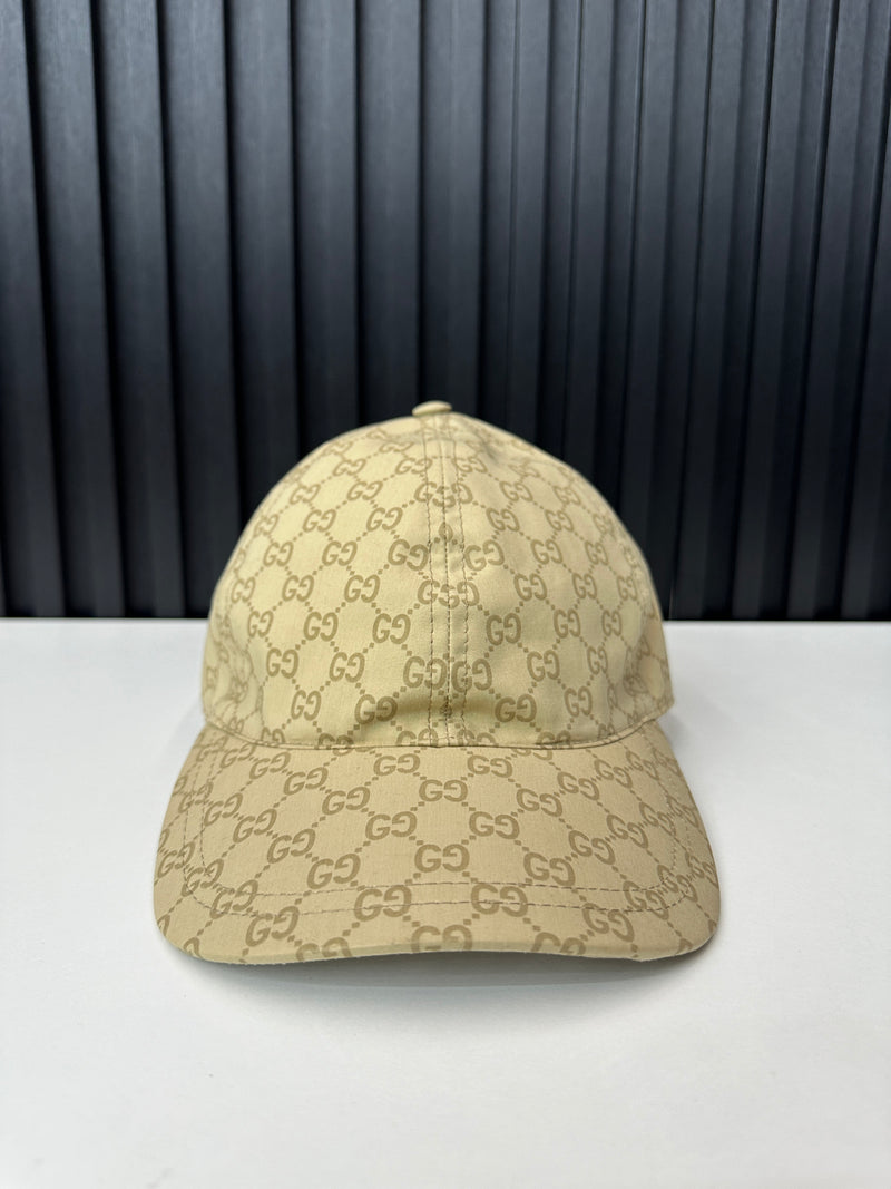 GUCCI GG Coated baseball cap beige