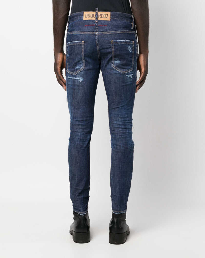 DSQUARED2 distressed-finish tapered-leg jeans