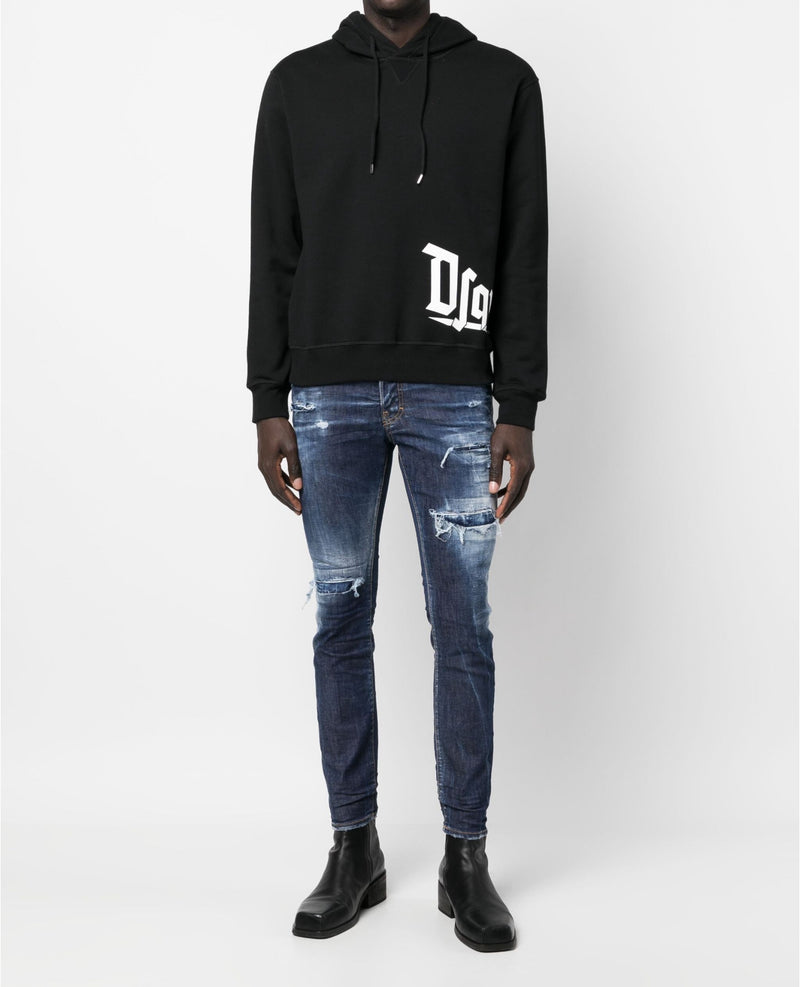 DSQUARED2 distressed-finish tapered-leg jeans