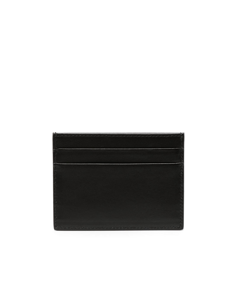 Palm Angels logo-print leather card holder