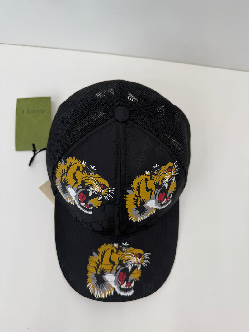 3 tiger GG monogram cap