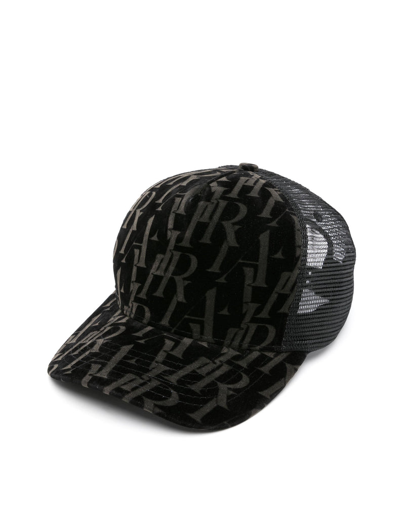 AMIRI
monogram velvet baseball cap