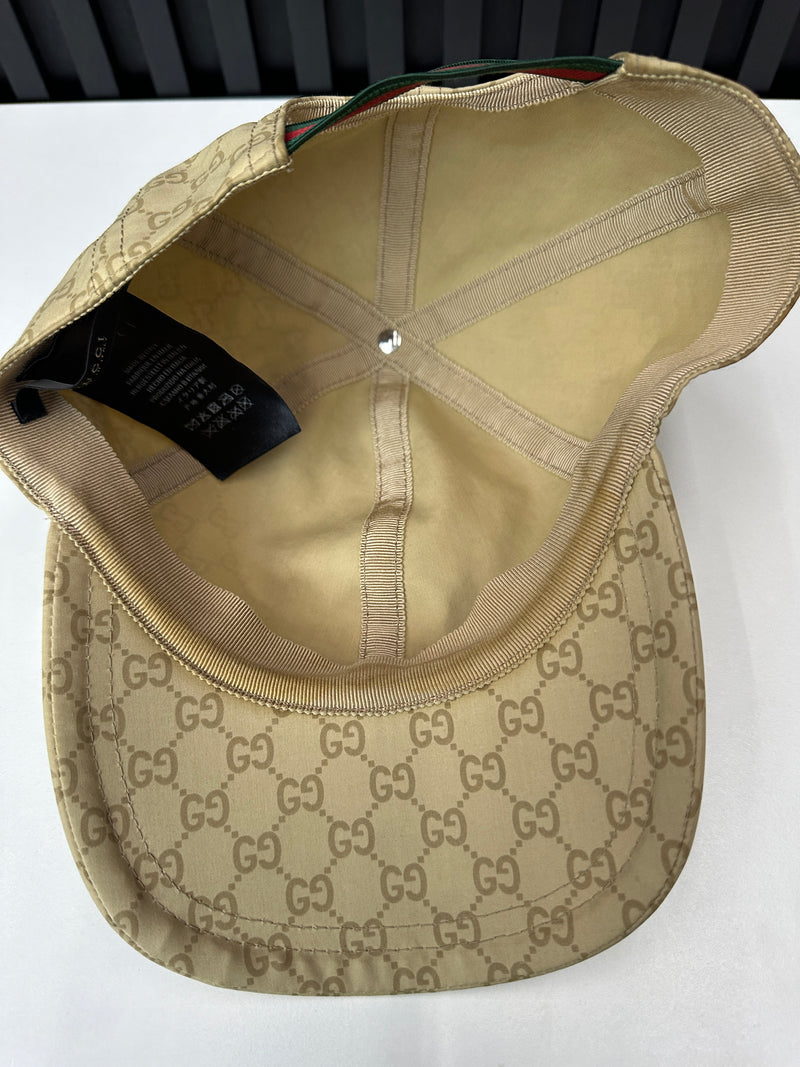 GUCCI GG Coated baseball cap beige