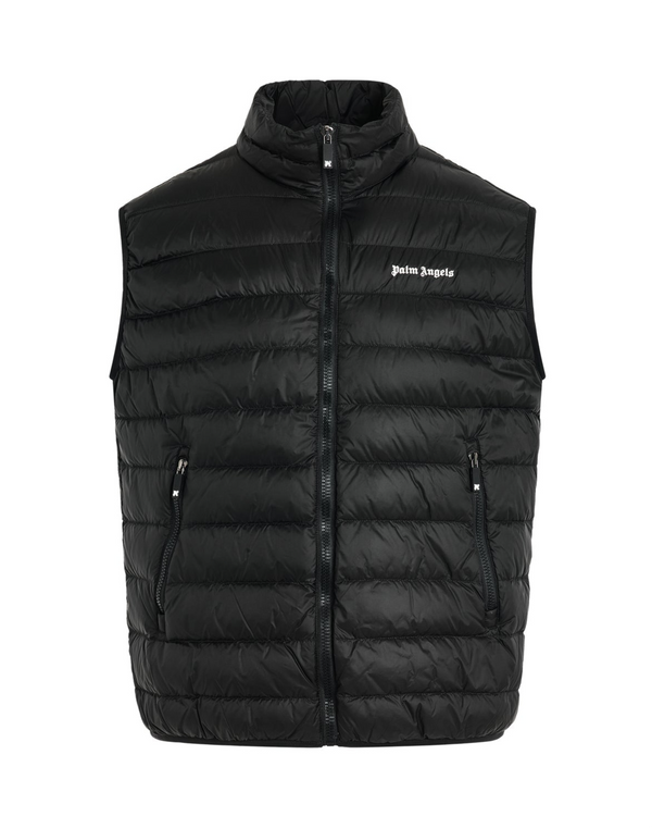 Palm Angels logo-print padded gilet