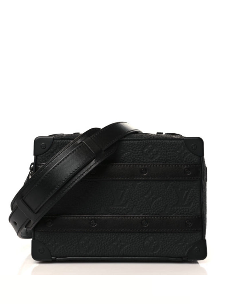 LOUIS VUITTON  Taurillon Monogram Soft Trunk Black