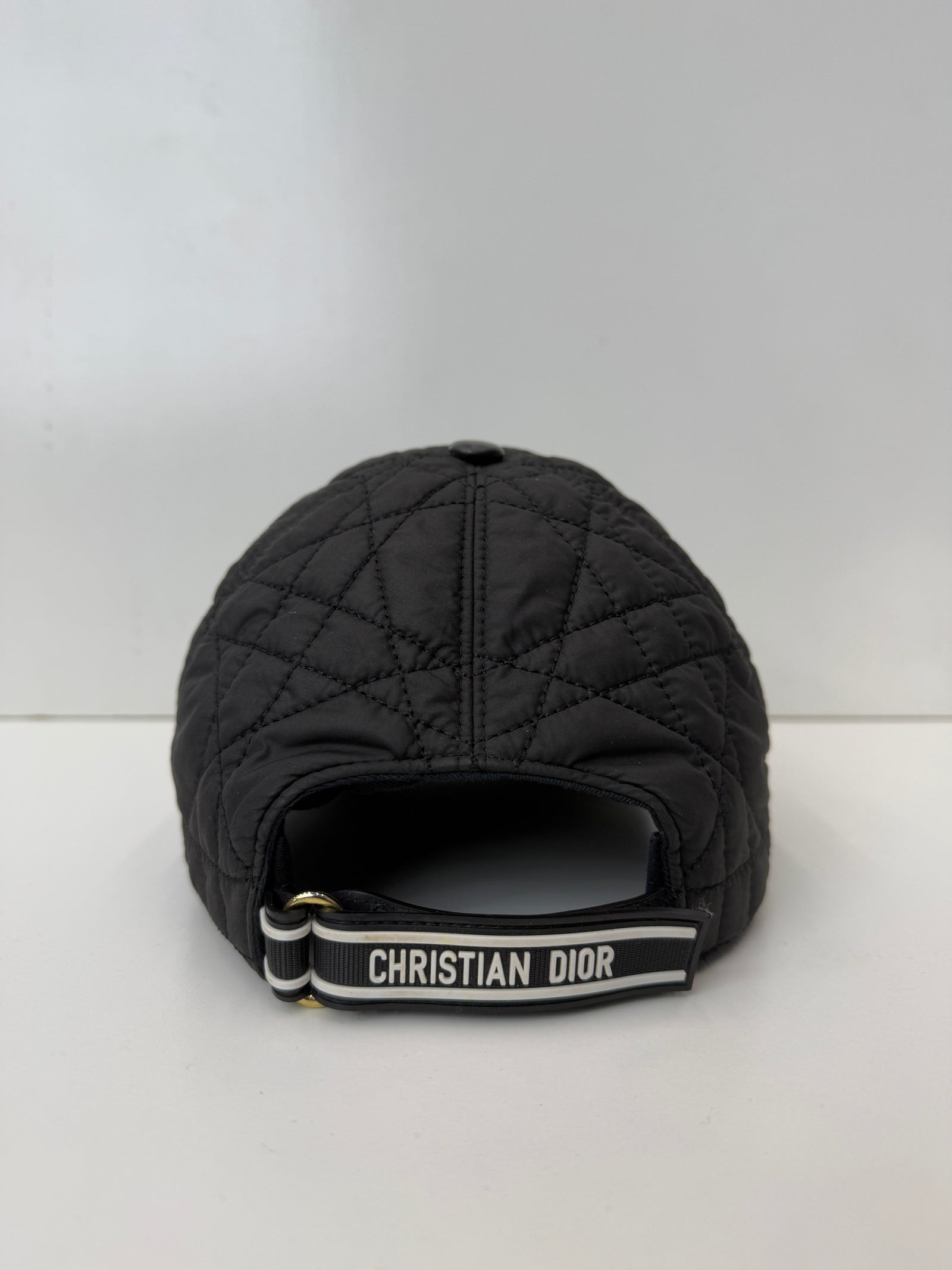 Dior Cannage Quilted Cap in Black – Rareclozet display picture 1