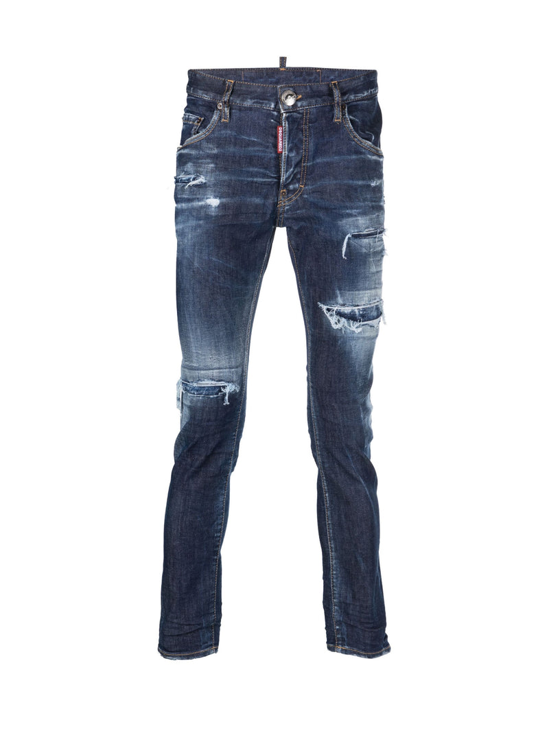 DSQUARED2 distressed-finish tapered-leg jeans