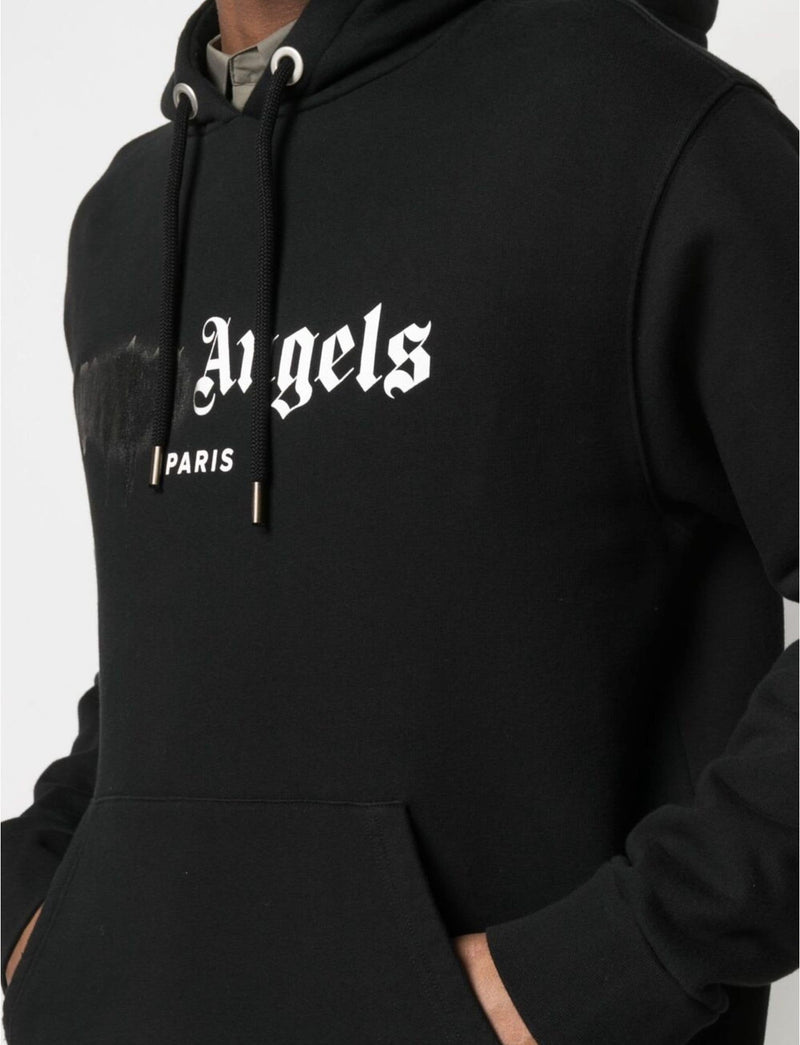 Palm Angels Paris Spray cotton hoodie