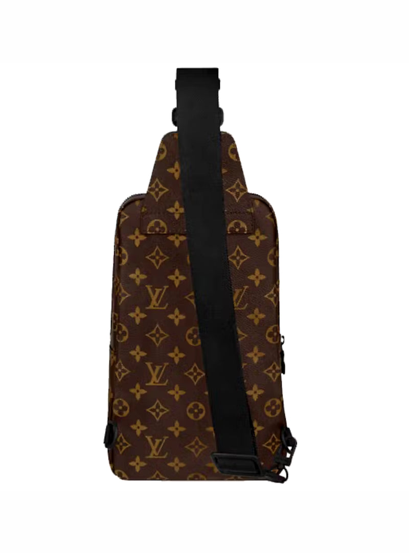 LOUIS VUITTON Monogram Macassar Avenue Sling Bag