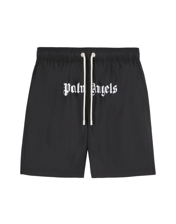 Palm Angels logo-print swim shorts