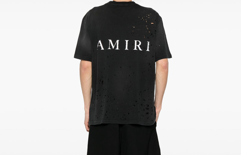 AMIRI distressed logo-print T-shirt