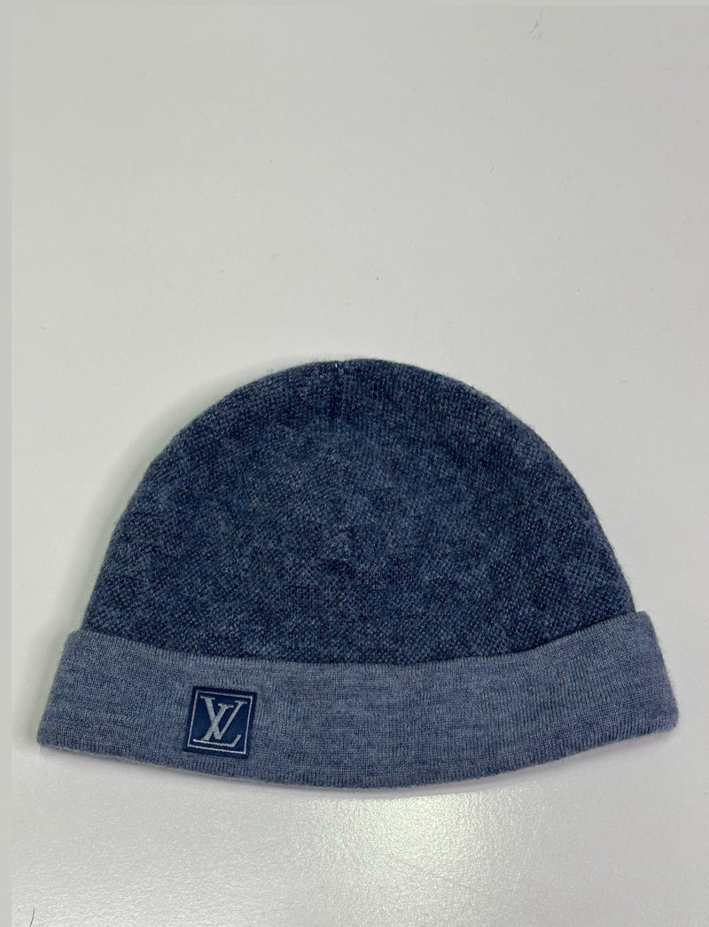 LV Damier beanie bleu