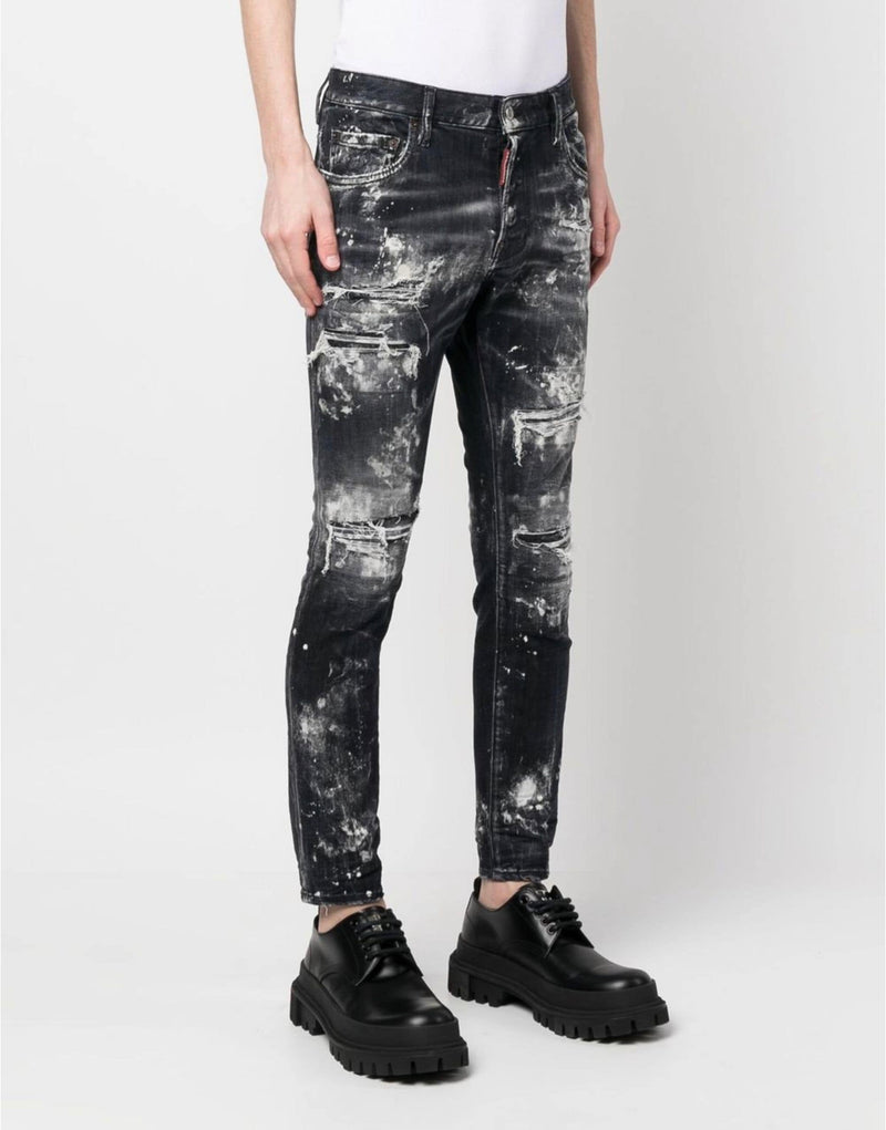 Dsquared2 ripped distressed skinny jeans