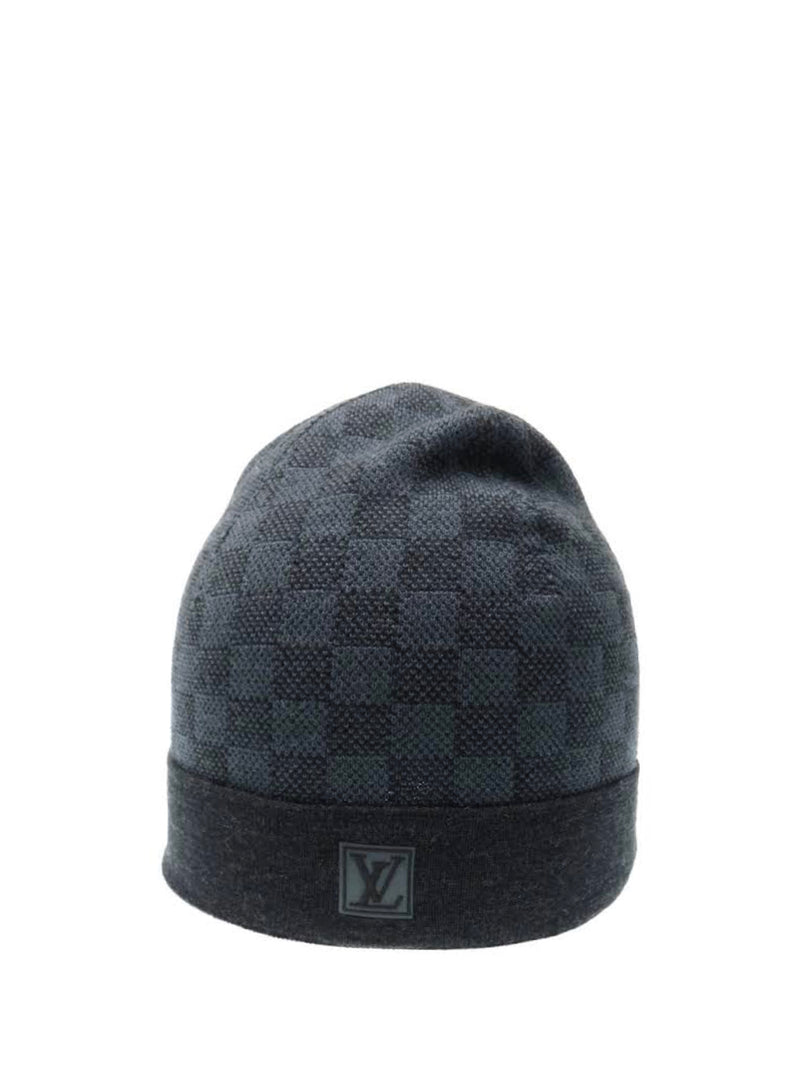 LV Damier beanie navy