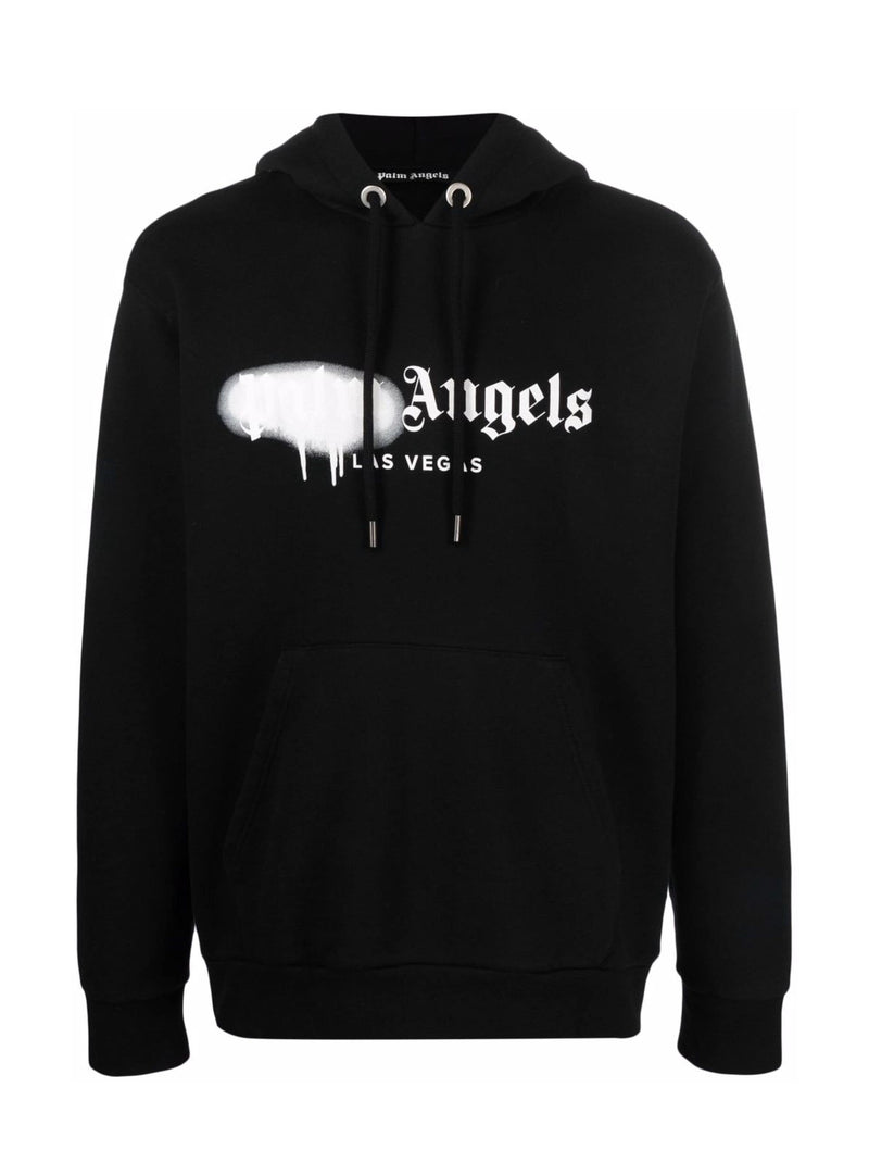 Palm Angels Paris Spray cotton hoodie