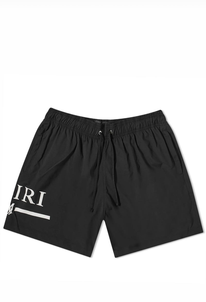 Amiri MA bar logo swim shorts