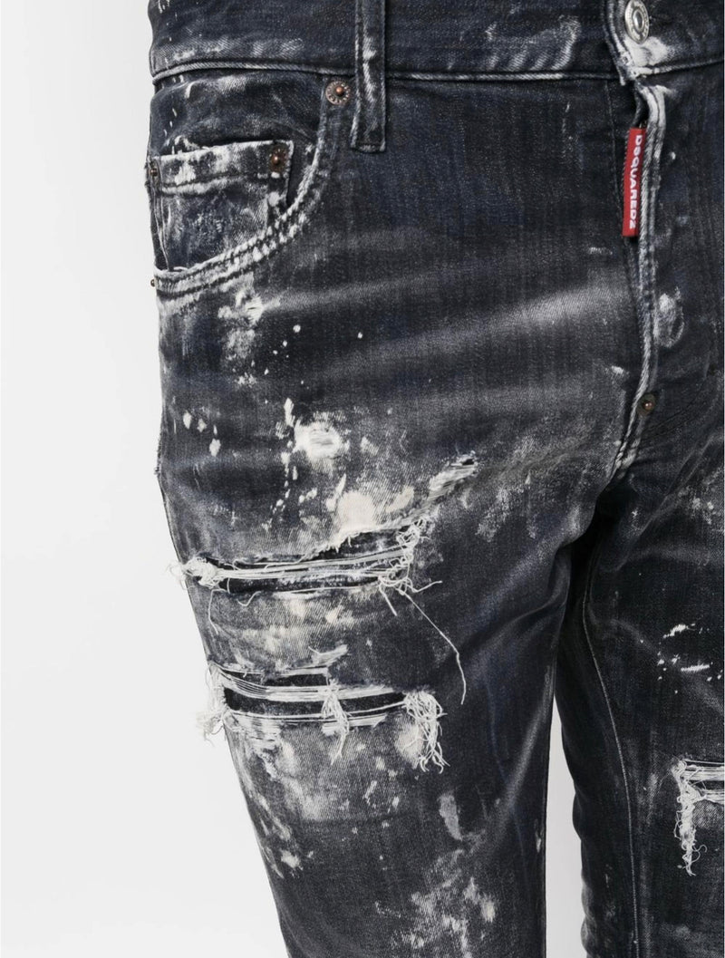 Dsquared2 ripped distressed skinny jeans