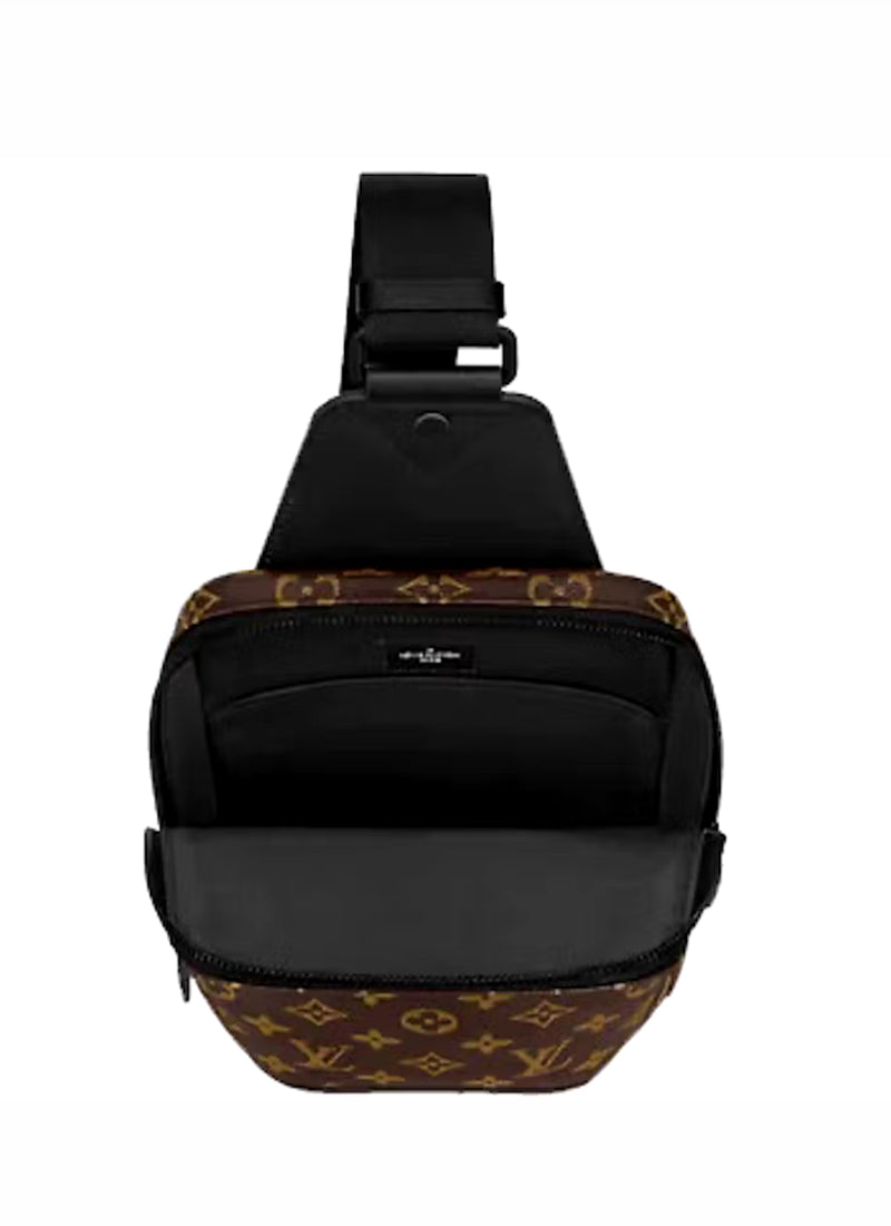 LOUIS VUITTON Monogram Macassar Avenue Sling Bag