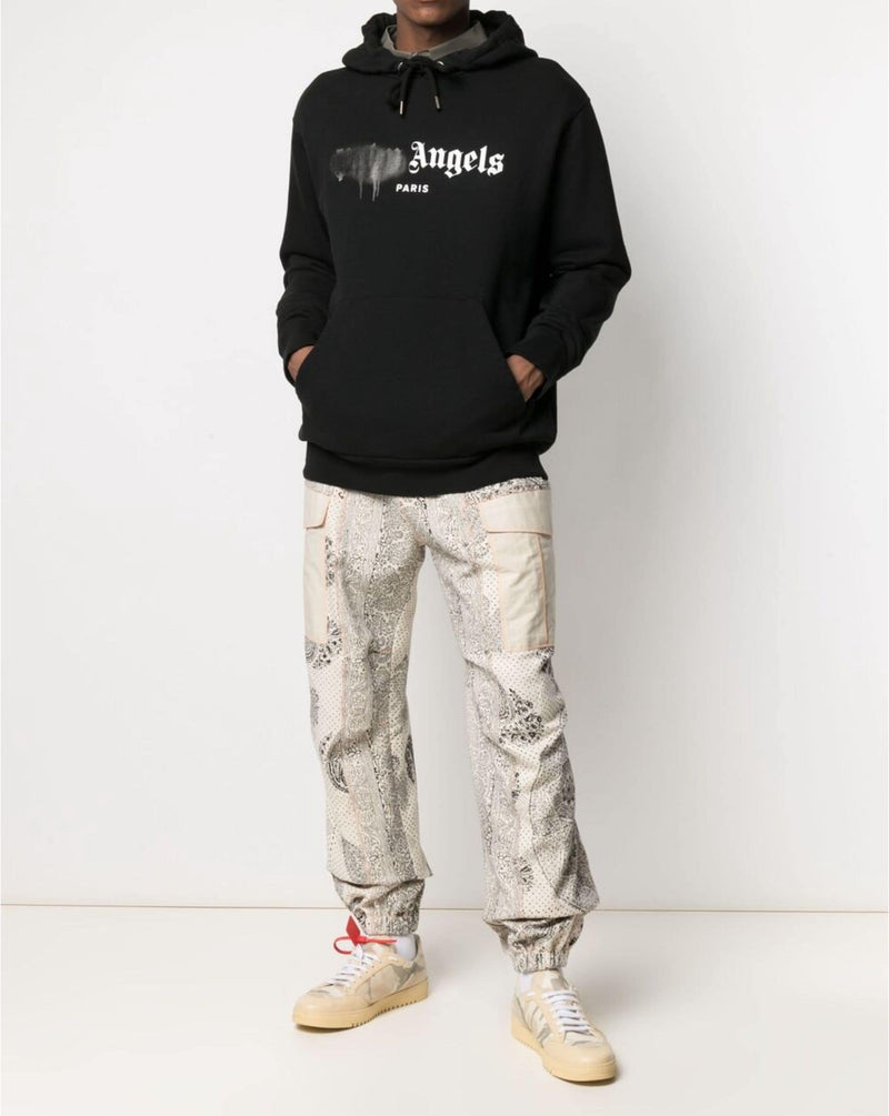 Palm Angels Paris Spray cotton hoodie