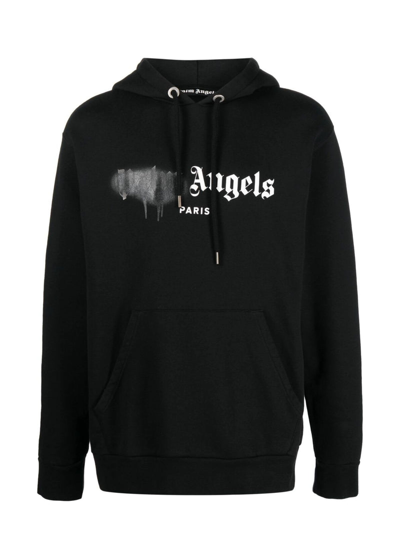 Palm Angels Paris Spray cotton hoodie