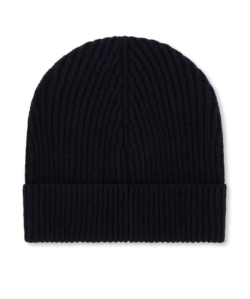 Dolce & Gabbana DG Essentials logo-patch knitted beanie