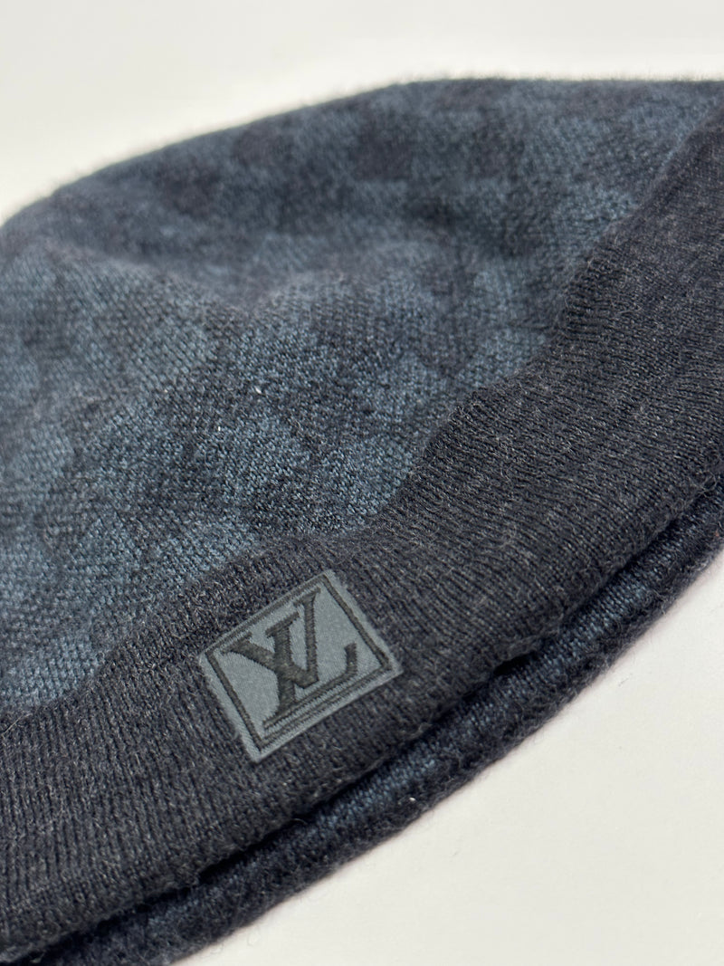 LV Damier beanie navy