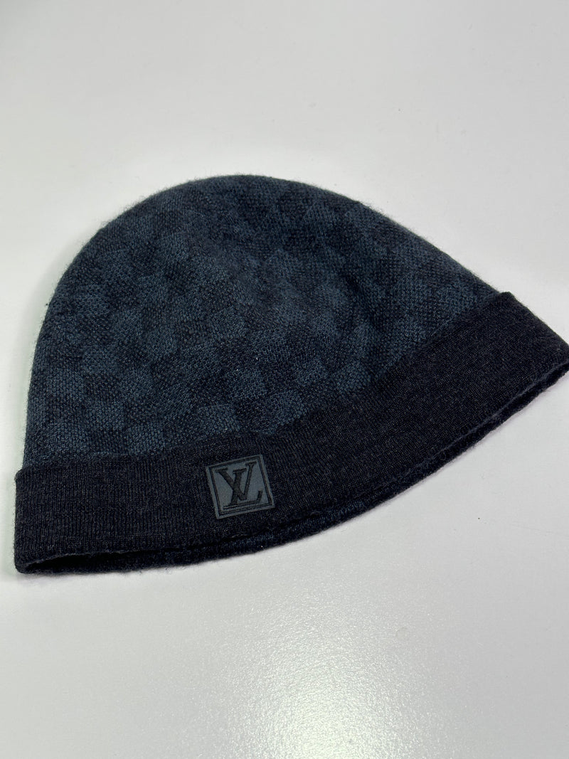 LV Damier beanie navy