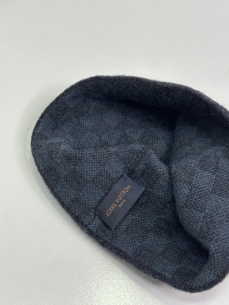 LV Damier beanie navy