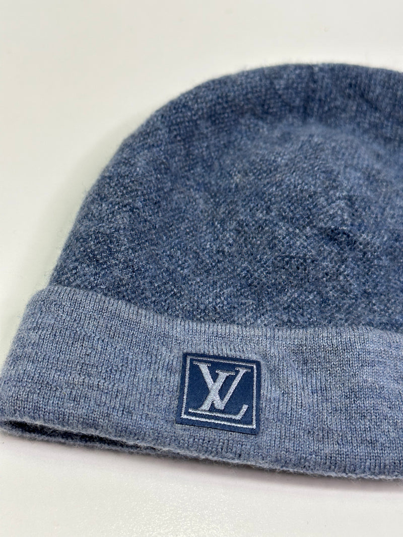 LV Damier beanie bleu